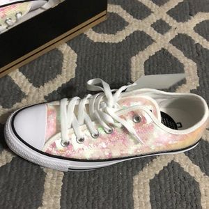 Sequined glitter Converse